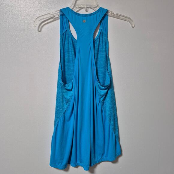 Avia Womens Large Blue Tank Top T-back Round Neckline - Picture 4 of 7